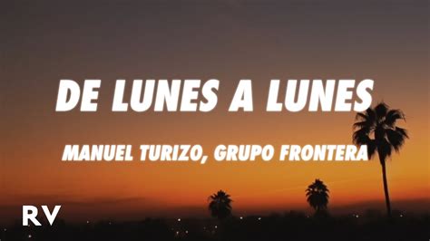 lunes a lunes lyrics